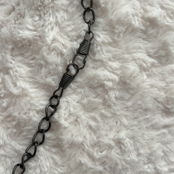 Snakeprint Crossbody Chain Bag / Clutch - Picture 5 of 6